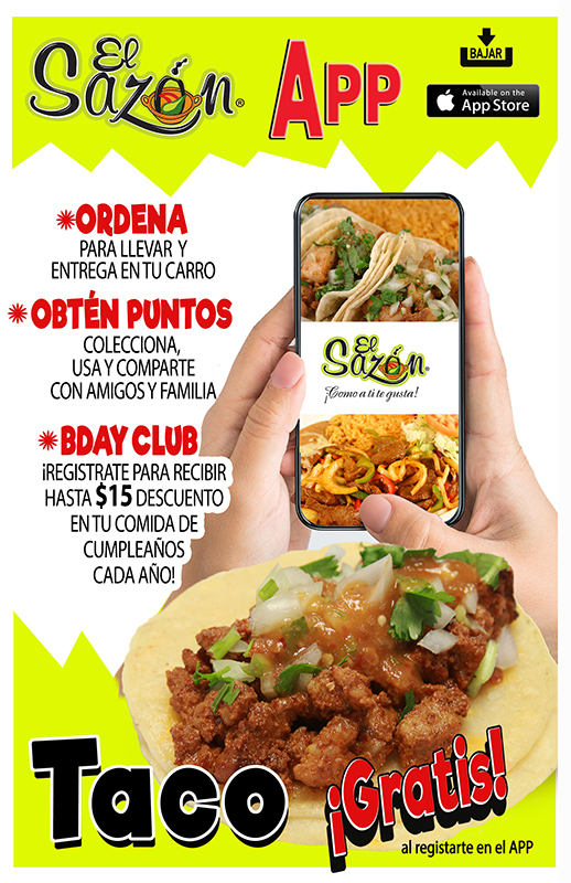 Taqueria El Sazon in Pasco & Kennewick, Washington - El Sazón App